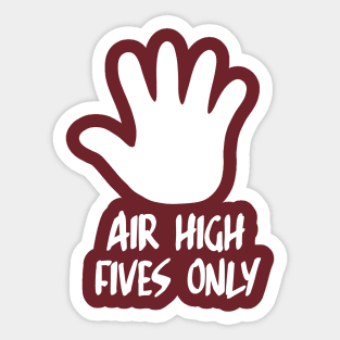 air high five Sticker